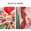 Red Christmas tree bow decoration 10 pcs 6