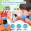 Blue LED Rechargeable Countdown Timer for Classroom and 8