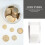Plastic Coin Storage Tubes Clear 2 Pieces 2