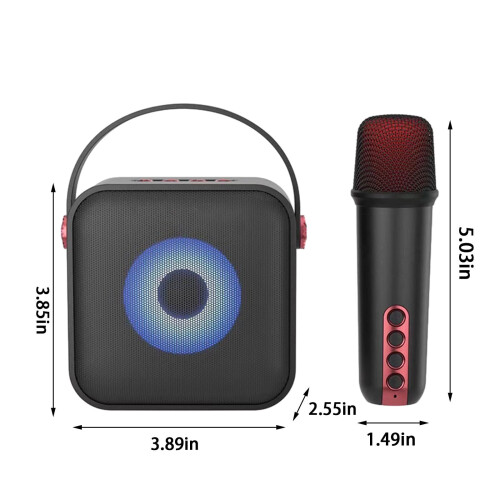 Wireless Karaoke Microphone Bluetooth 5.3 Rechargeable 2