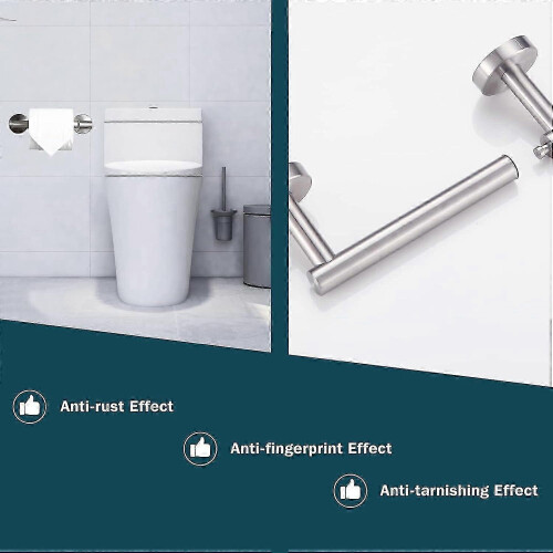 Portarotolo da parete con doppio supporto, compatibile con rotoli maxi. 2