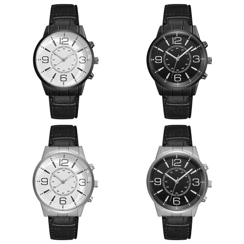 Herr Digital Quartz Klocka Champagnefärgad Bälte Minimalistisk 1 st 2