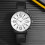 Herr Digital Quartz Klocka Champagnefärgad Bälte Minimalistisk 1 st 5