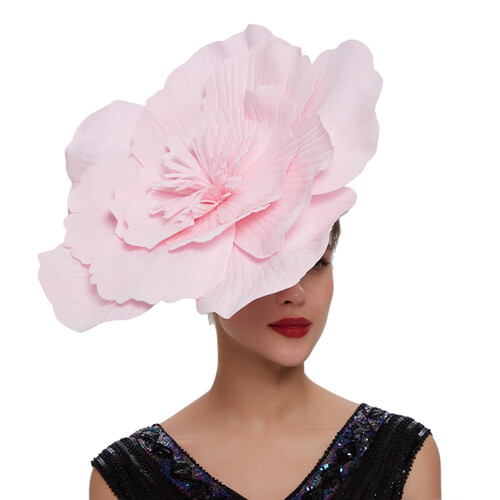 Women's flower headband fascinator hat large 1