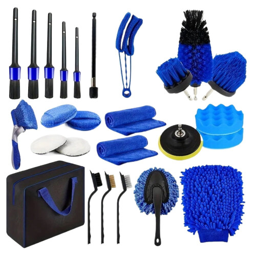 Car Wash Kit Portable Car Detailing Tools Set