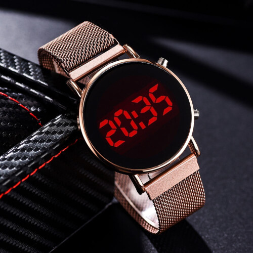 Relógio eletrônico TOFOTL para mulheres, estilo moderno, com display digital LED. 2