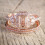 Dames trouwringenset met titanium plating, maat 5 5
