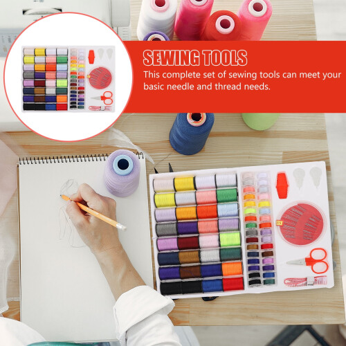Qnmwood travel sewing set with thread 2