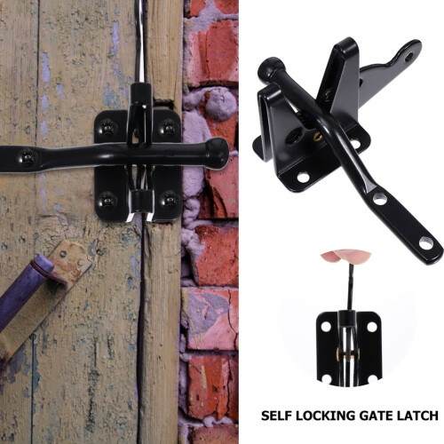 Wooden Fence Hinge Lock with Double Hidden Design 1