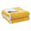 Cable Knit Throw Blanket Soft Plush Reversible Yellow 27x39 1