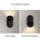 RnemiTe-amo LED wall lamp warm white 7W 5