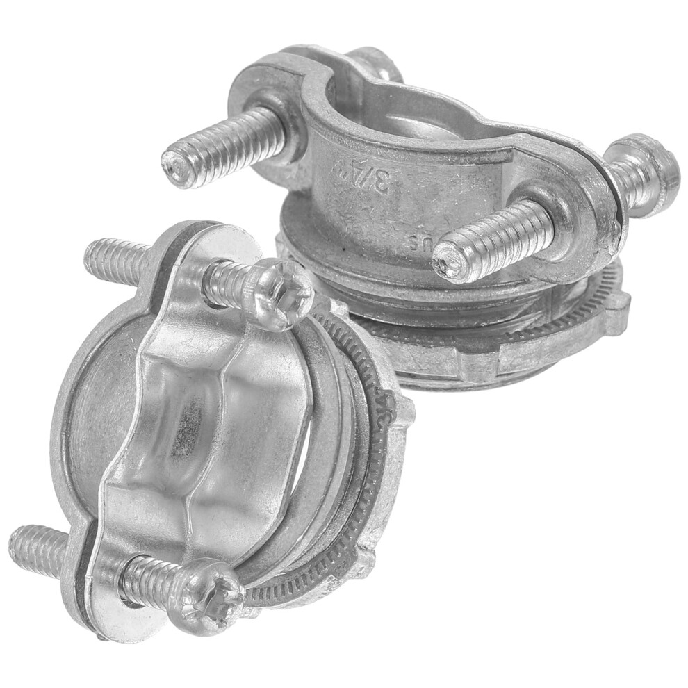 Cable Clip Connector Zinc Alloy 3/4 Inch 2 Pcs 928028860072