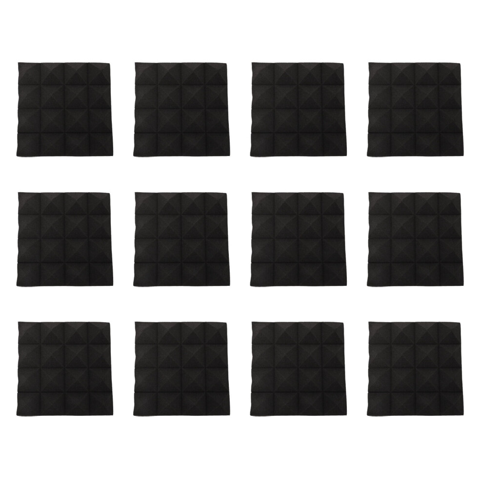 Pyramid Acoustic Panels Sound Dampening 12 Pcs 928028860270