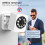 Tuya1080p Έγχρωμη κάμερα Νυχτερινή όραση 2.4G Wifi PIR Κάμερα ανίχνευσης κίνησης ανθρώπου 2