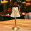 Mini lampe vintage à fleurs, 16 couleurs, 30 cm, LED dorée 2