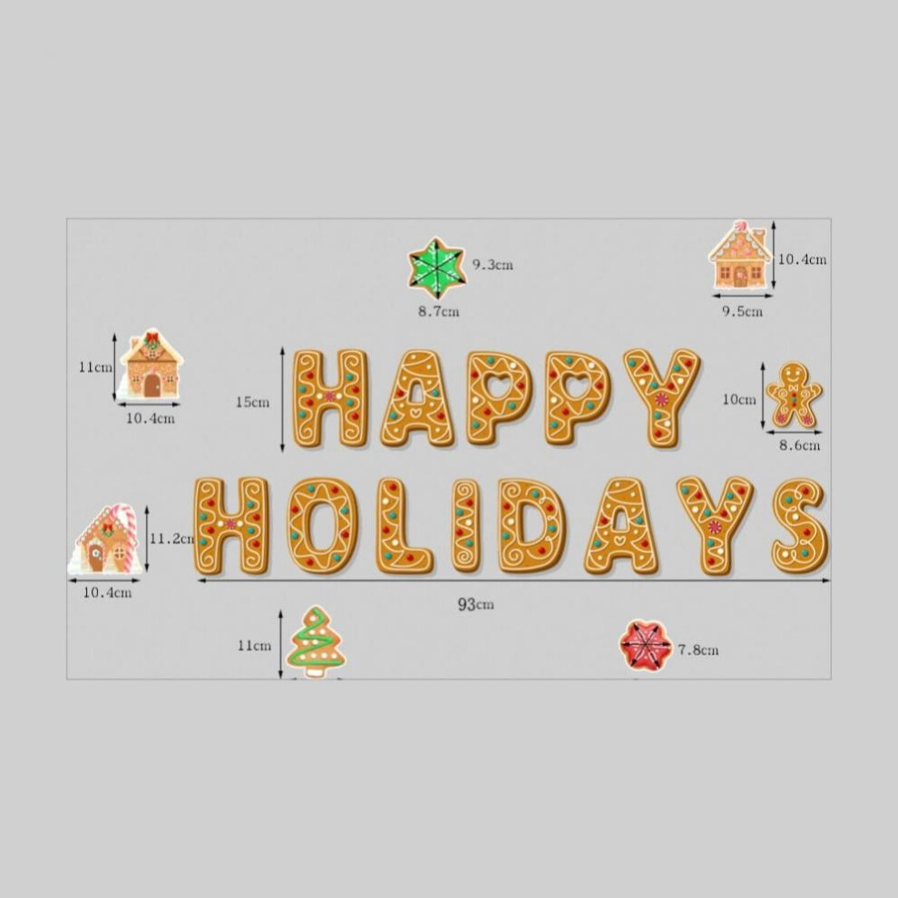 Christmas Snowman Wall Sticker For Garage Door Outdoor Decor 928028333972