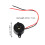 Electronic Buzzer Alarm 24V 85dB Black 2 pcs 2