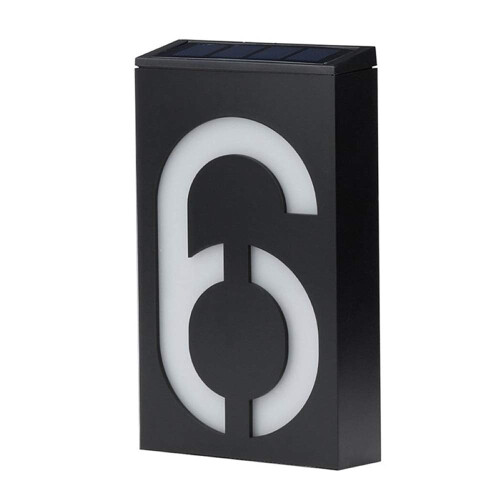 LED Solar Door Number Light 6