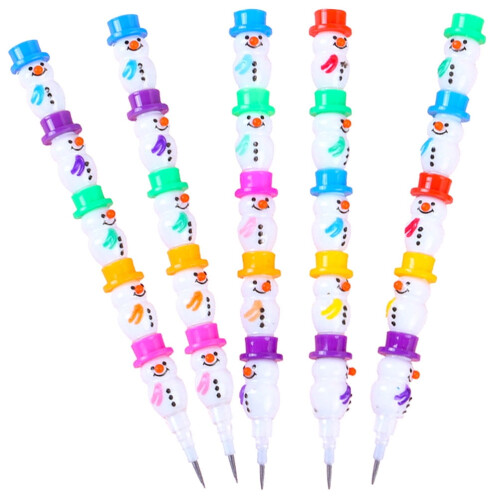 Wood Plastic Sketching Pencils Drawing Set 5 Pcs