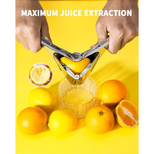 Presse-citron en acier inoxydable (1 pièce) 2