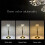 Mini lampe vintage à fleurs, 16 couleurs, 30 cm, LED dorée 4