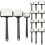 Foam Paint Brushes and Sponge Roller Art Kit 15pcs 1