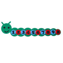 Felt Math Toys Caterpillars and Numbers for Kindergarten