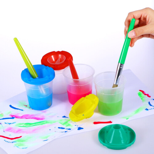 ULTNICE spill-proof paint cups set 4 pcs 1