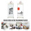 Blank Hanging Scroll Xuan Paper Calligraphy Art 2pcs 4
