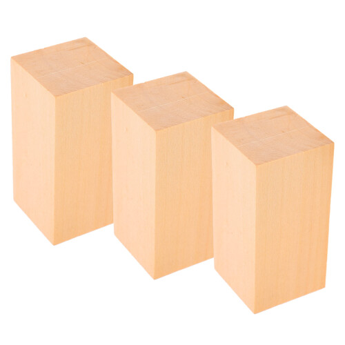 FOMIYES Wooden Stamp Carving Kit 3-Piece 1