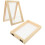 Wooden Paper Making Mould Frame 2 pcs 6