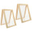 Wooden Paper Making Mould Frame 2 pcs 5