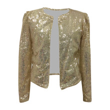 Cardigan casual cu paiete pentru femei
