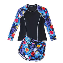 Tankini-set met bloemenprint voor tienermeisjes, maat 11-16