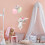 Rabbit Balloon Wall Stickers Colorful Nursery Decor 12pcs 3