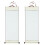 Blank Hanging Scroll Xuan Paper Calligraphy Art 2pcs 1