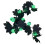 Halloween string lights black maple leaf eye USB 1