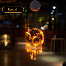 Halloween suction cup LED string lights colorful