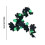 Halloween string lights black maple leaf eye USB 2