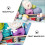 Wooden Doll Bobbins Knitting Kit for Beginners 2 Sets 6