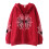 Y2K-sweatshirt med edderkoppeprint og drop-shoulder til kvinder 1