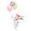 Rabbit Balloon Wall Stickers Colorful Nursery Decor 12pcs 7