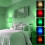 Rechargeable Wall Sconce Lamp with Remote Dimmable RGB LED 4