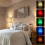 Rechargeable Wall Sconce Lamp with Remote Dimmable RGB LED 3