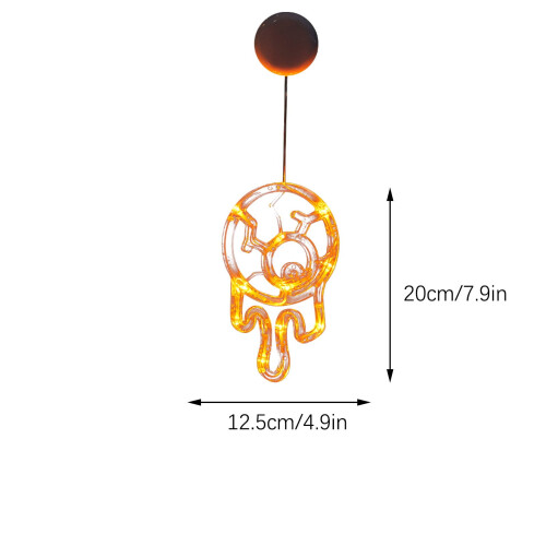 Halloween suction cup LED string lights colorful 2
