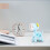 Aurigate Mini Dog Night Light with Phone Holder and 5