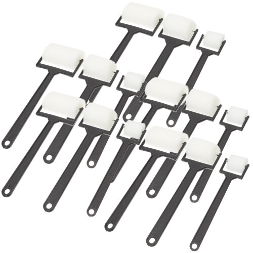 Foam Paint Brushes and Sponge Roller Art Kit 15pcs 1