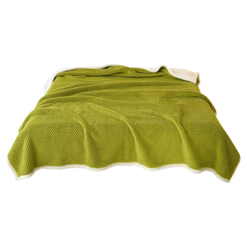 Cotton Weave Throw Blanket 78.74 x 59.05 in 2