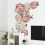 Peony Flower Wall Sticker Inkjet Style 1 Piece 4