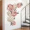 Peony Flower Wall Sticker Inkjet Style 1 Piece 5